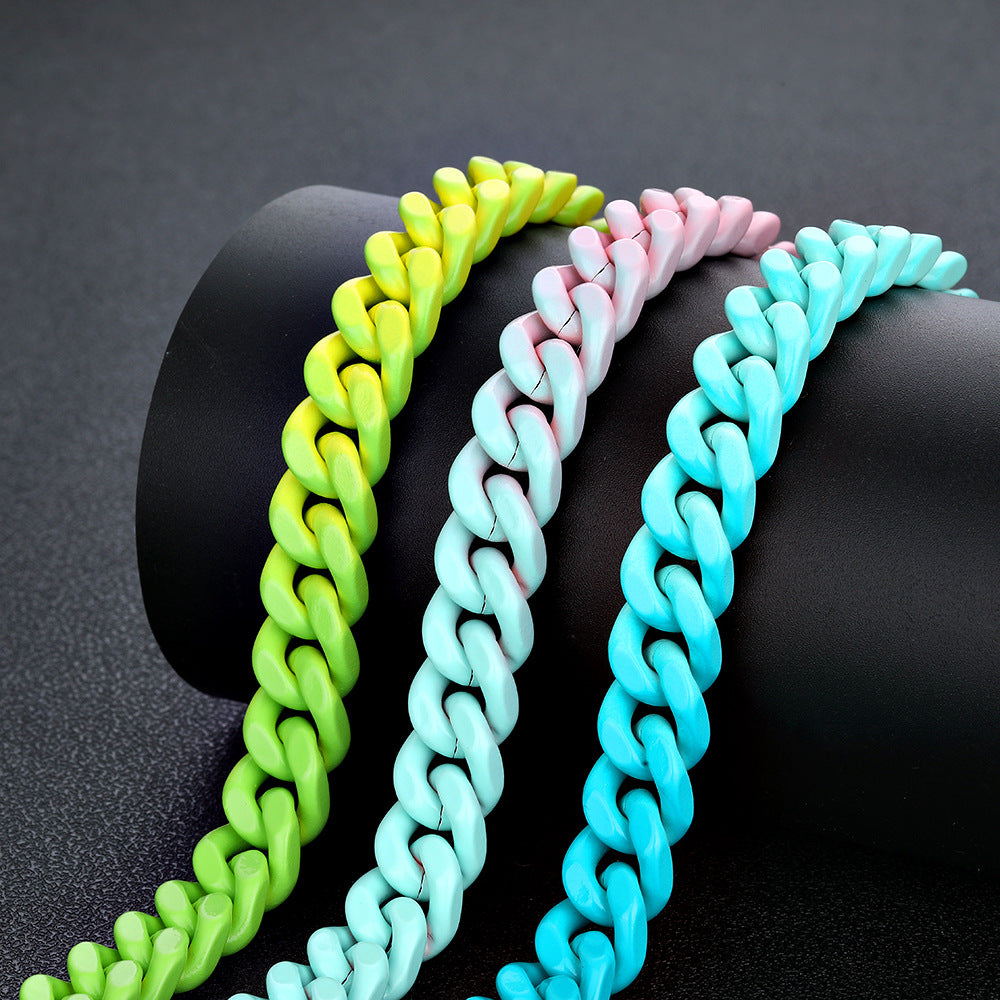 12mm stainless steel cuban link Chain