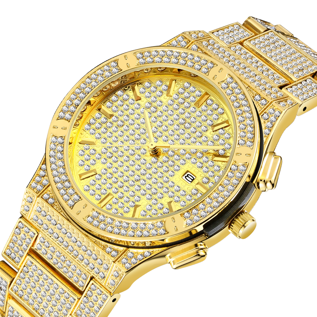 Hip hop ice watch