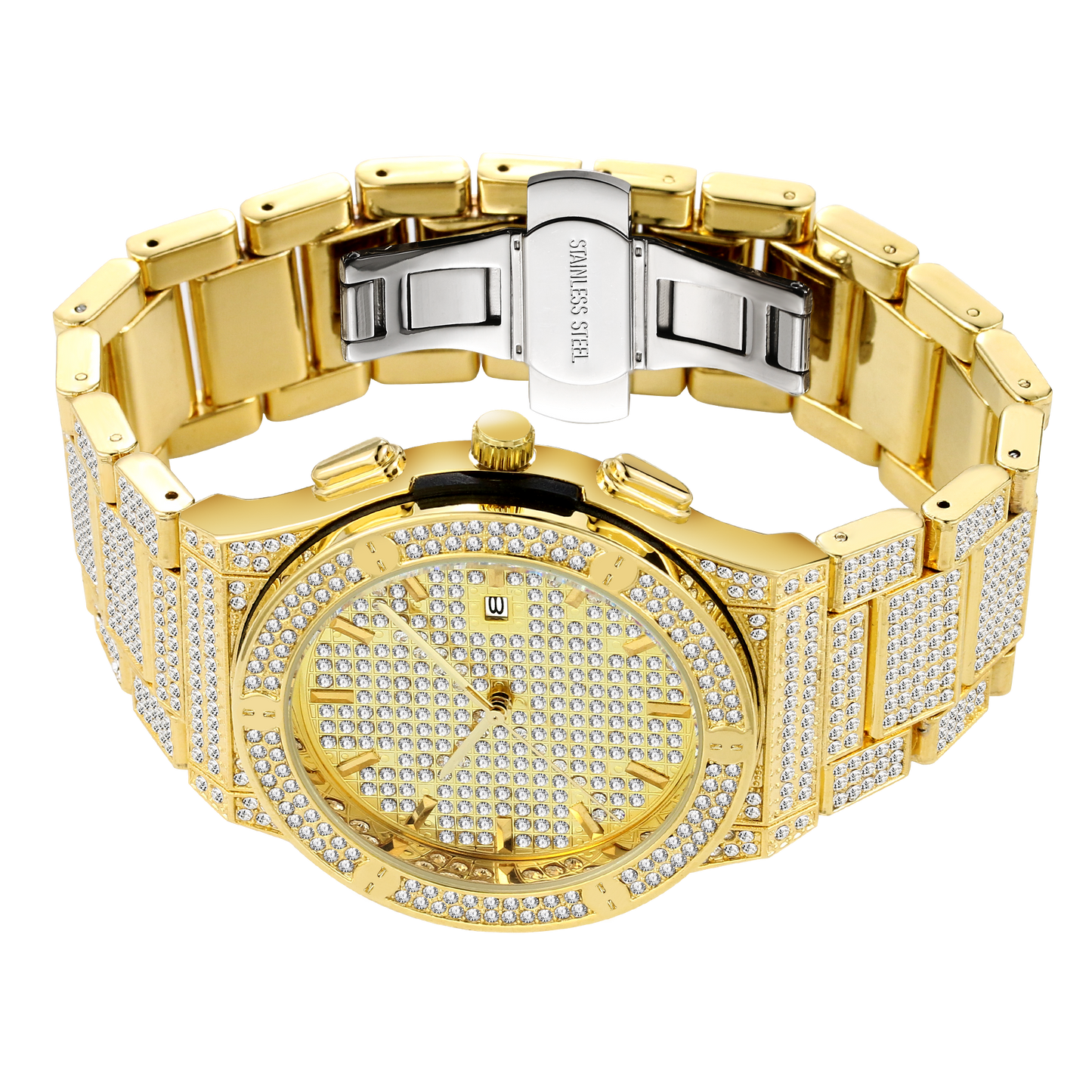 Hip hop ice watch