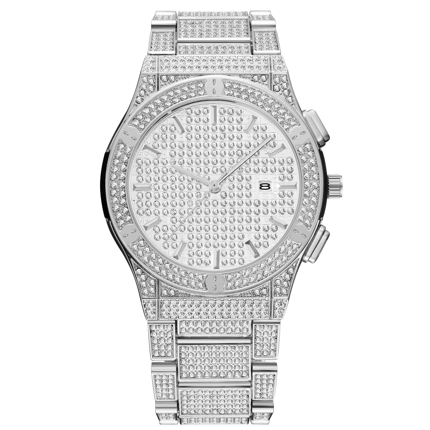 Hip hop ice watch