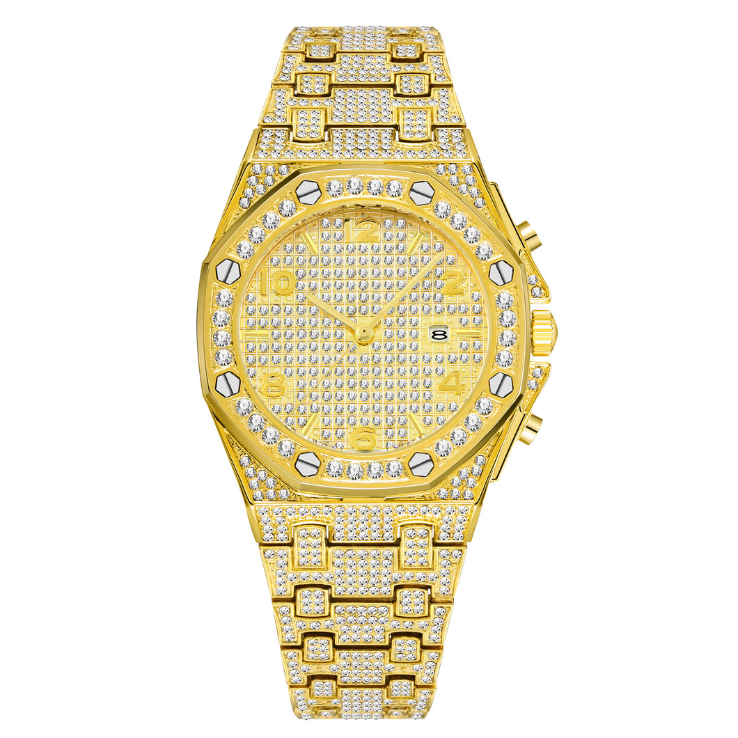 Hip hop ice watch