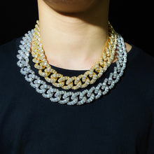 Load image into Gallery viewer, 19mm Baguette Cuban Chain
