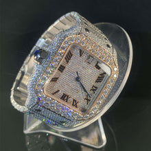 Load image into Gallery viewer, Fully Iced Out Hand Setting Vvs Moissanite Diamond Watch
