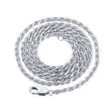 Load image into Gallery viewer, 925 silver Rope chain
