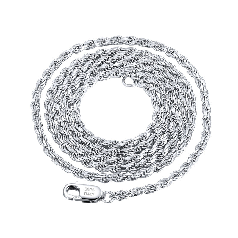 925 silver Rope chain