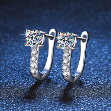 Load image into Gallery viewer, 925 Silver Moissanite VVS Earrings
