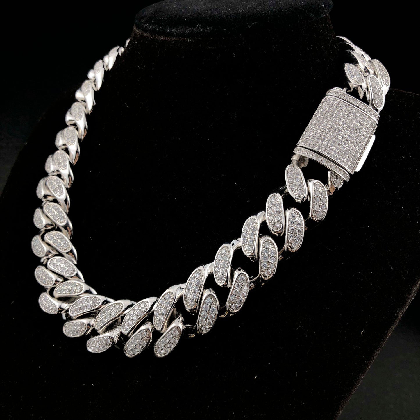 19mm Diamond Cuban Chain