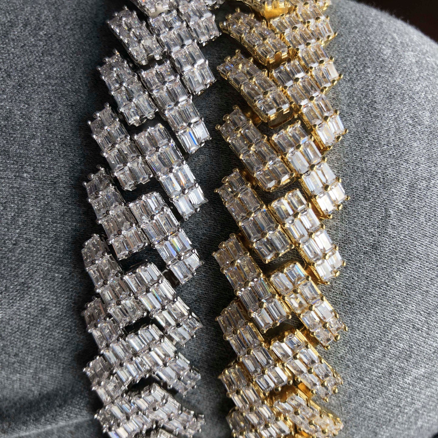 19mm Baguette Prong Cuban chain