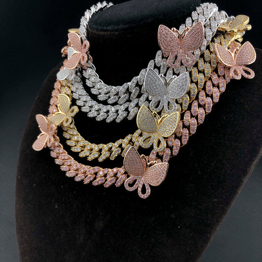 12mm butterfly cuban chain