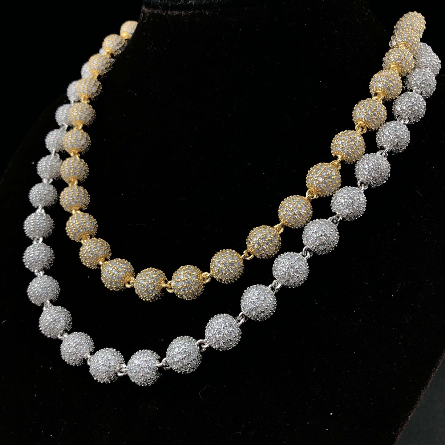 10mm Iced Ball Chain