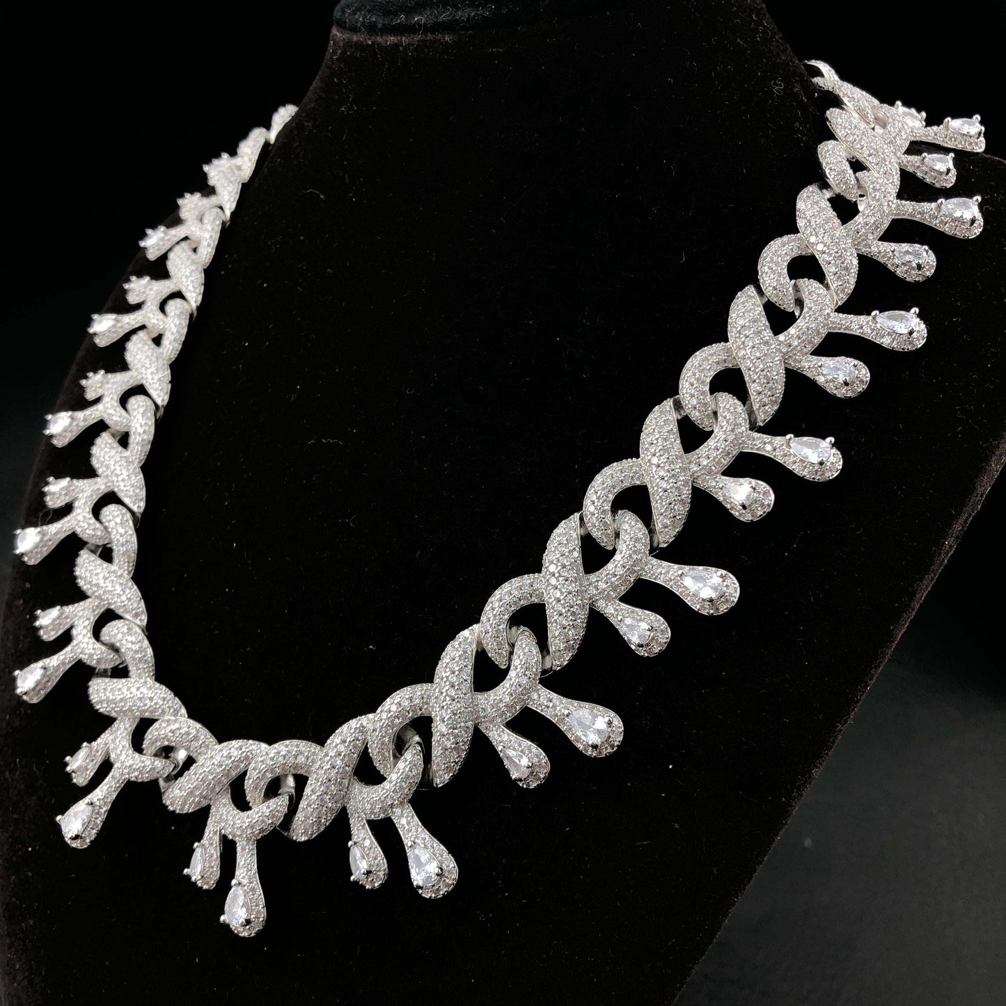 15mm drip Infinity Diamond Chain
