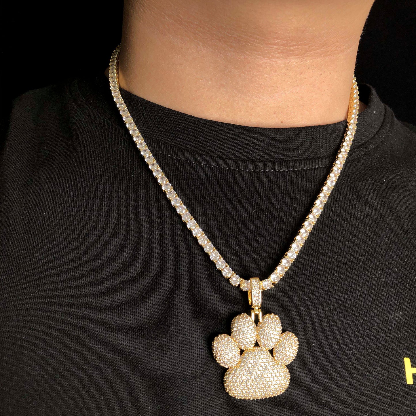 Panda feet Pendant
