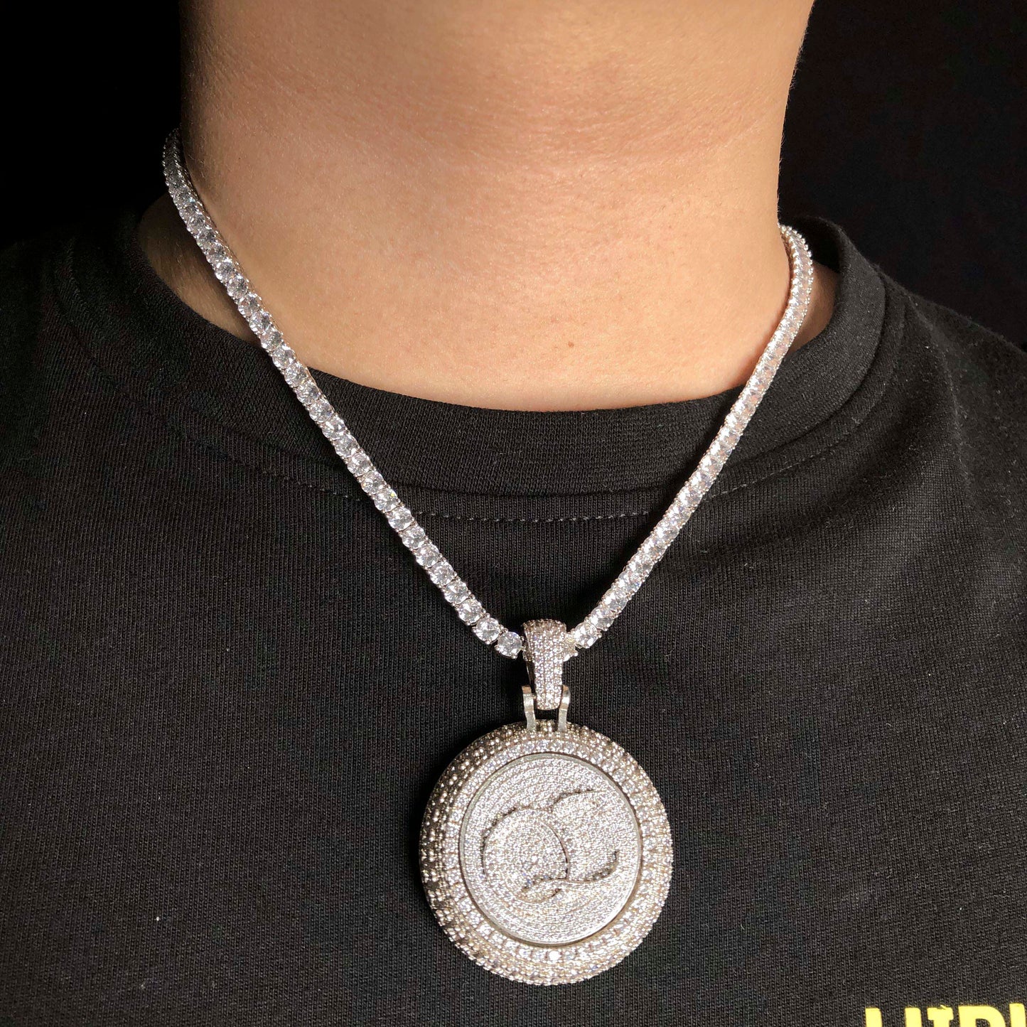 Spinning Diamond QC Custom Pendant