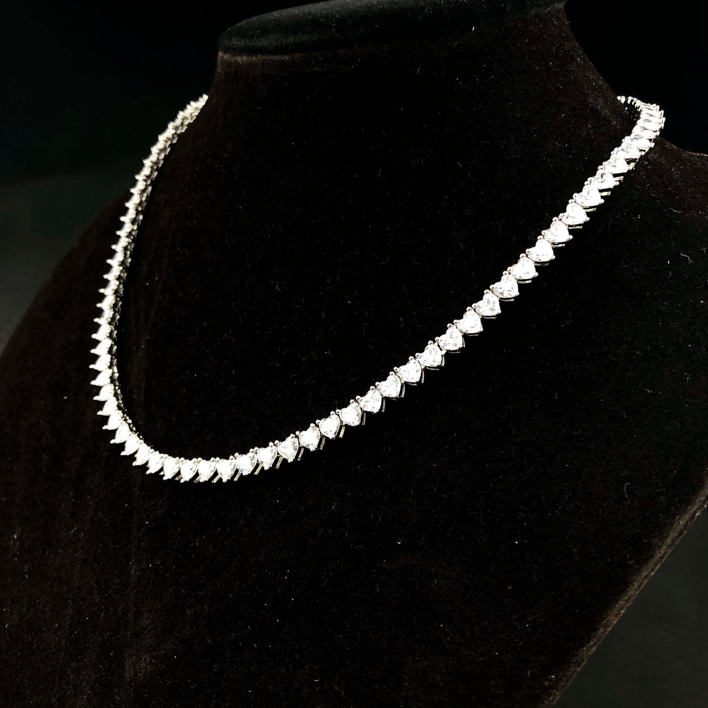 Heart tennis chain
