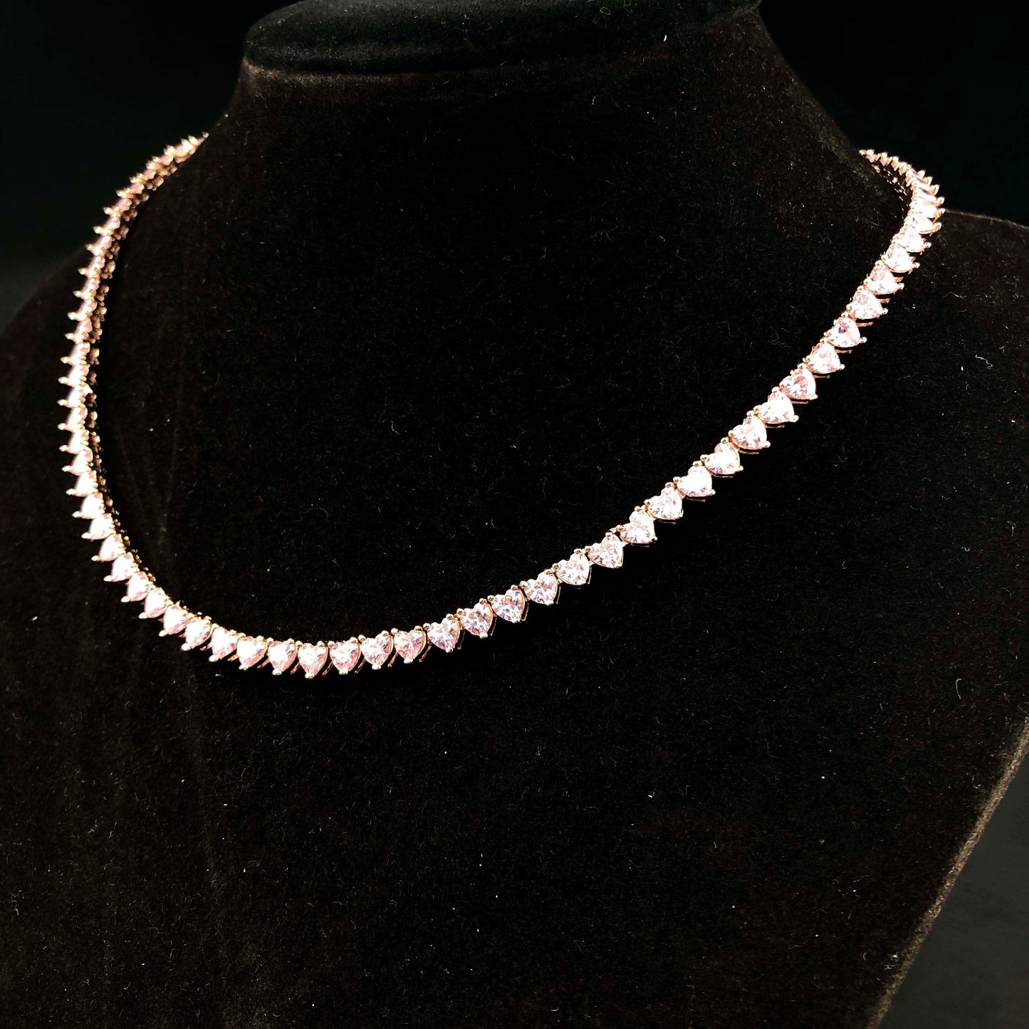 Heart tennis chain
