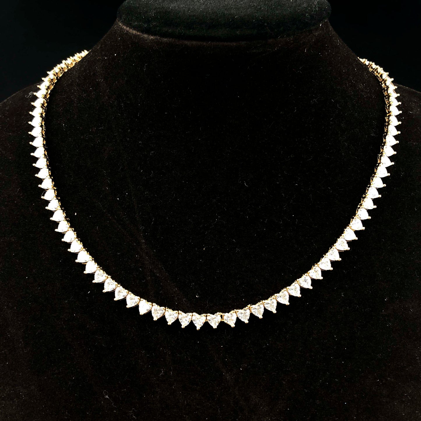 Heart tennis chain