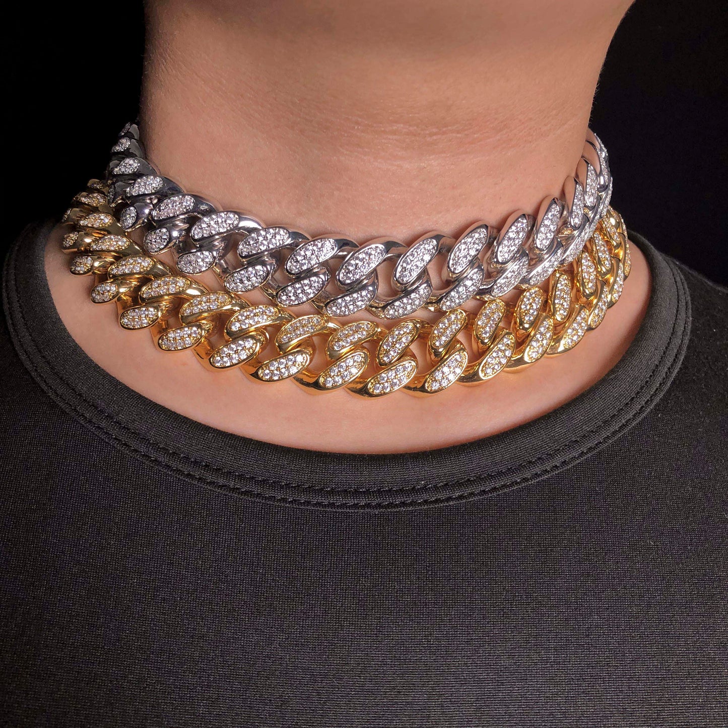 19mm Diamond Cuban Chain