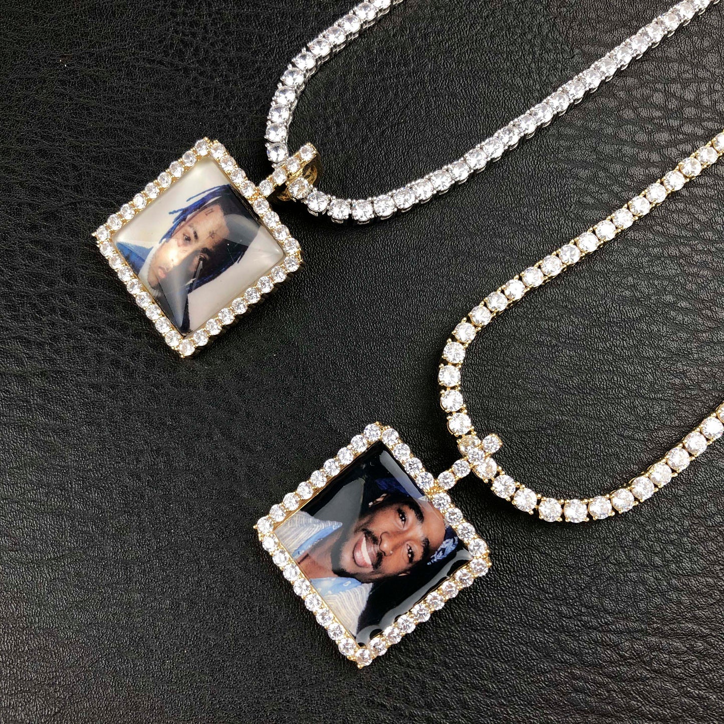 Rectangle Custom Picture Pendant