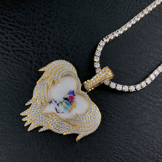 Heart Locket Custom Picture Pendant