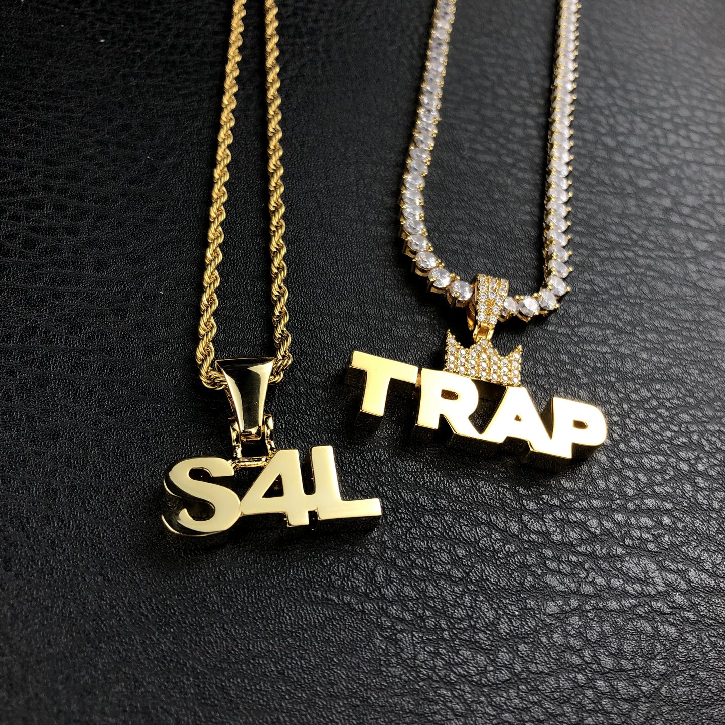 Plain Custom Letter Pendant