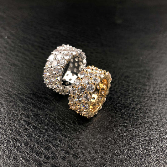 3 Row Eternity Ring