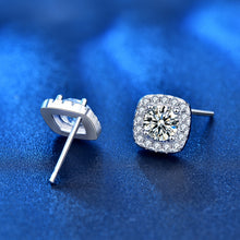 Load image into Gallery viewer, Earrings 925 Sterling Silver VVS Moissanite Diamond Stud Earring
