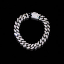 Load image into Gallery viewer, 12mm Diamond Cuban Bracelet chain
