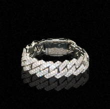 Load image into Gallery viewer, 19mm Diamond Prong Cuban Link Bracelet
