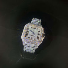 Load image into Gallery viewer, Fully Iced Out Hand Setting Vvs Moissanite Diamond Watch
