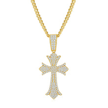 Load image into Gallery viewer, 925 Silver Diamond Moissanite VVS Cross Pendant
