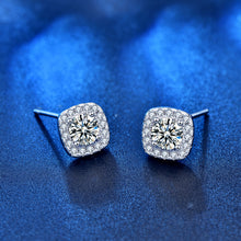 Load image into Gallery viewer, Earrings 925 Sterling Silver VVS Moissanite Diamond Stud Earring
