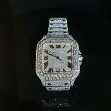 Load image into Gallery viewer, Fully Iced Out Hand Setting Vvs Moissanite Diamond Watch
