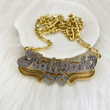 Load image into Gallery viewer, New double color name necklace
