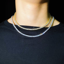 Load image into Gallery viewer, 4mm Round Cut Diamond Tennis Chain
