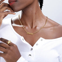 Load image into Gallery viewer, Name Necklace women&#39;s hip hop clavicle Necklace
