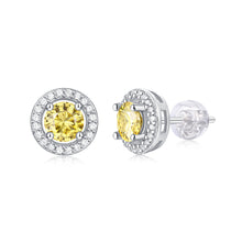 Load image into Gallery viewer, 925 Silver Moissanite Earrings
