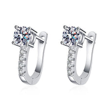 Load image into Gallery viewer, 925 Silver Moissanite VVS Earrings
