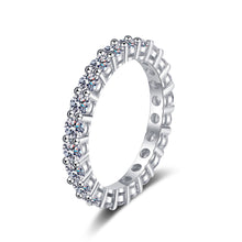 Load image into Gallery viewer, 925 Silver Diamond Moissanite Ring
