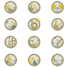 Load image into Gallery viewer, 12 star sign Pendant
