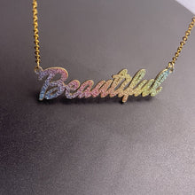 Load image into Gallery viewer, Women&#39;s custom letters pendant
