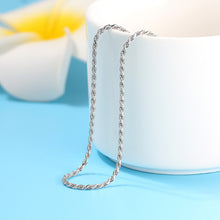 Load image into Gallery viewer, 925 silver Rope chain
