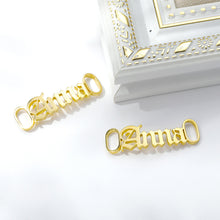 Load image into Gallery viewer, Popular name shoe buckle personalized jewelry
