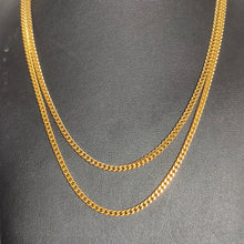 Load image into Gallery viewer, 3MM Franco Chain 18K Gold
