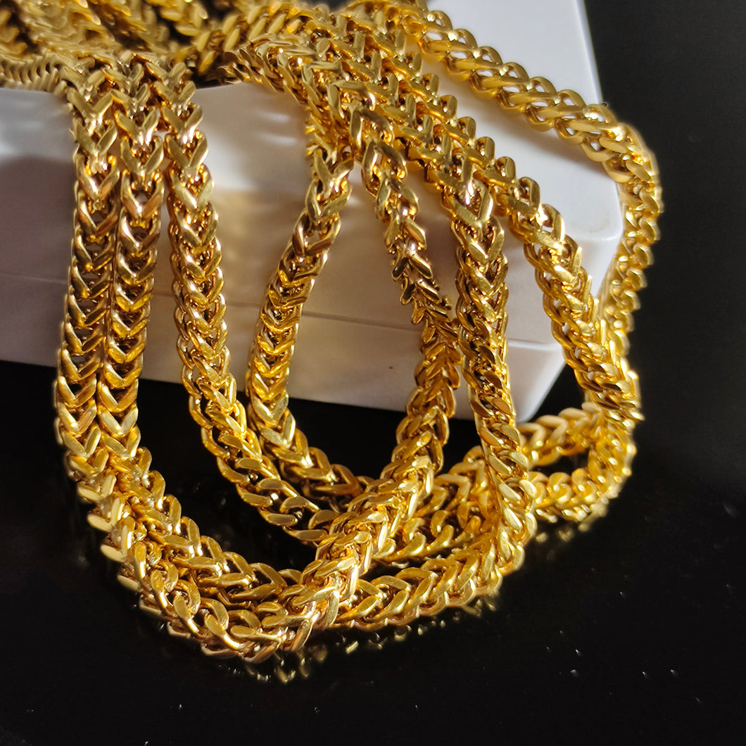 3MM Franco Chain 18K Gold