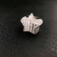 Load image into Gallery viewer, Baguette Star ring
