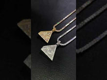 Load and play video in Gallery viewer, Baguette Pyramid Pendant
