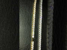 Load and play video in Gallery viewer, 4mm Round Cut Diamond Tennis Chain
