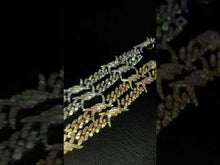 Load and play video in Gallery viewer, 12MM Iced Out Barb Wire Cuban Link Chain
