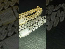 Load and play video in Gallery viewer, 15mm Baguette Cuban Chain
